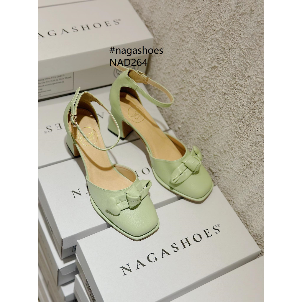 CAO GÓT NAGASHOES ĐÍNH PHỤ KIỆN TRÁI TIM BỌC DA 7P NAC264