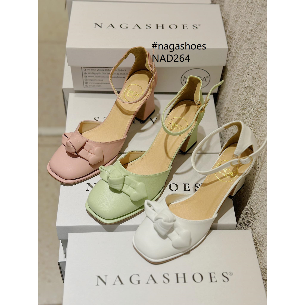 CAO GÓT NAGASHOES ĐÍNH PHỤ KIỆN TRÁI TIM BỌC DA 7P NAC264