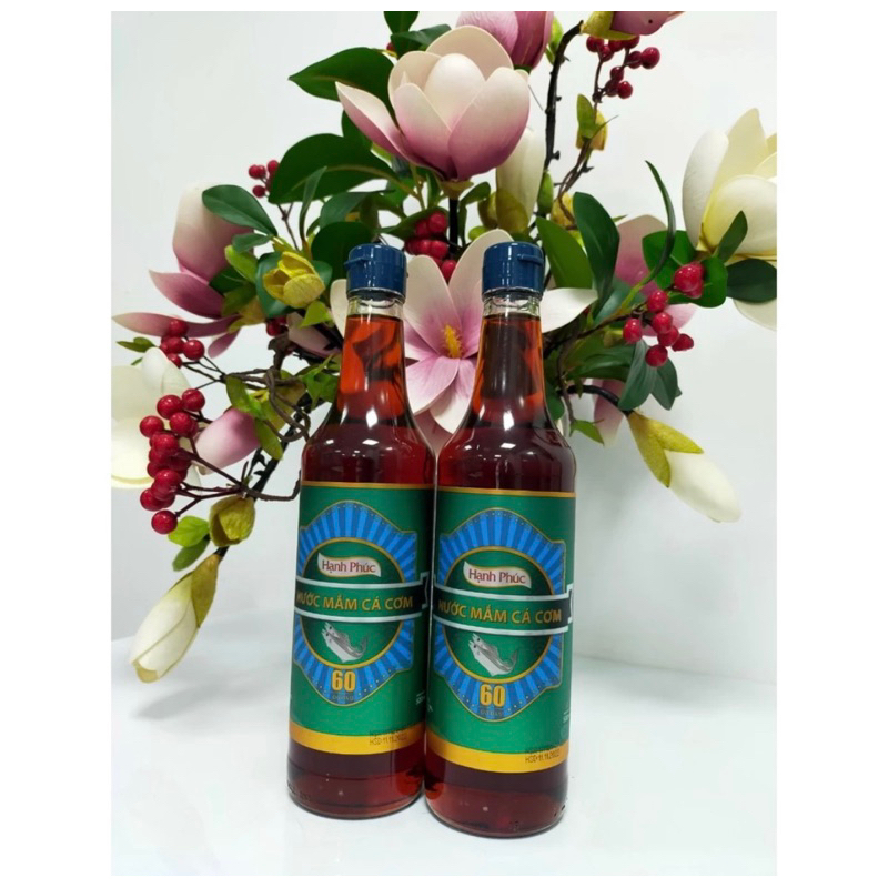 Nước mắm cá cơm Hạnh Phúc 60 độ đạm-50ml
