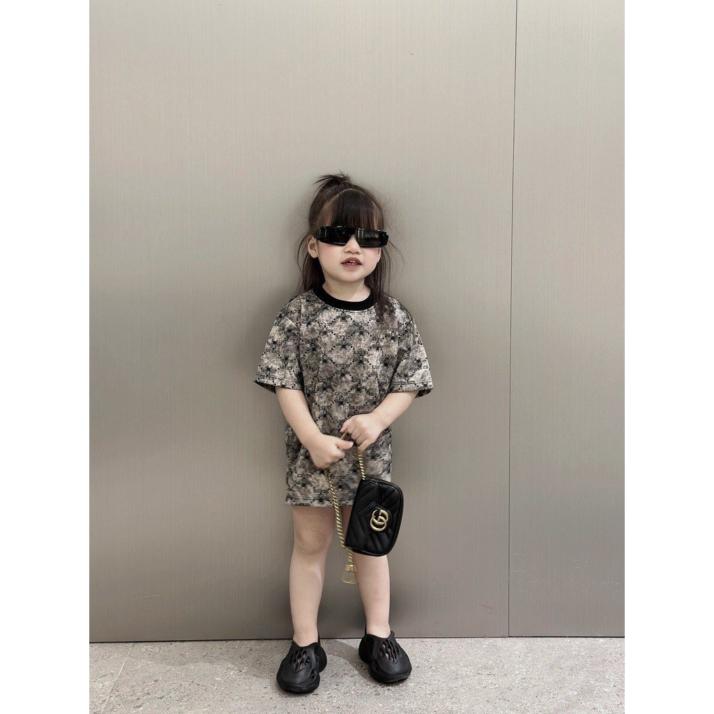 Áo thun loang hoạ tiết cho bé, áo phông trẻ em,unisex,TP KIDS