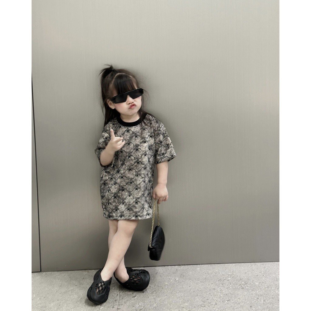 Áo thun loang hoạ tiết cho bé, áo phông trẻ em,unisex,TP KIDS