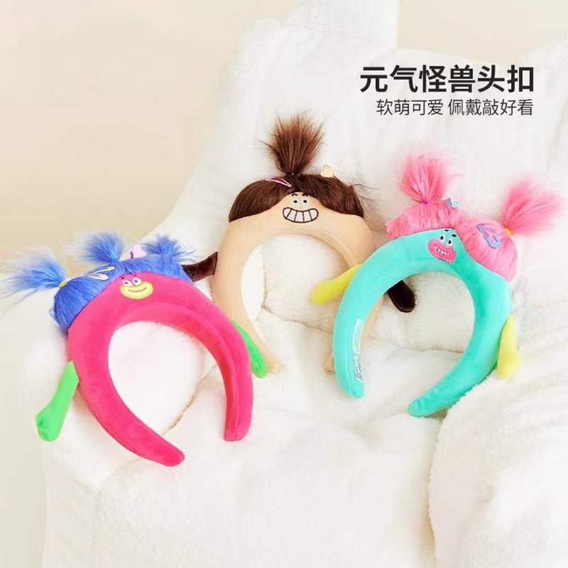 Băng đô bờm vải bông yêu quái hề hước