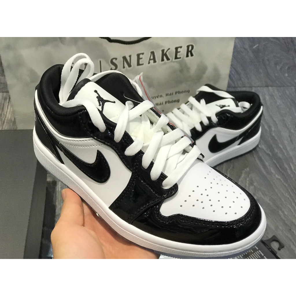 Siêu Phẩm Giày Thể Thao Sneaker J.D Low 1 Panda Da Bóng Cao Cấp Ảnh Thật+Tặng Tất