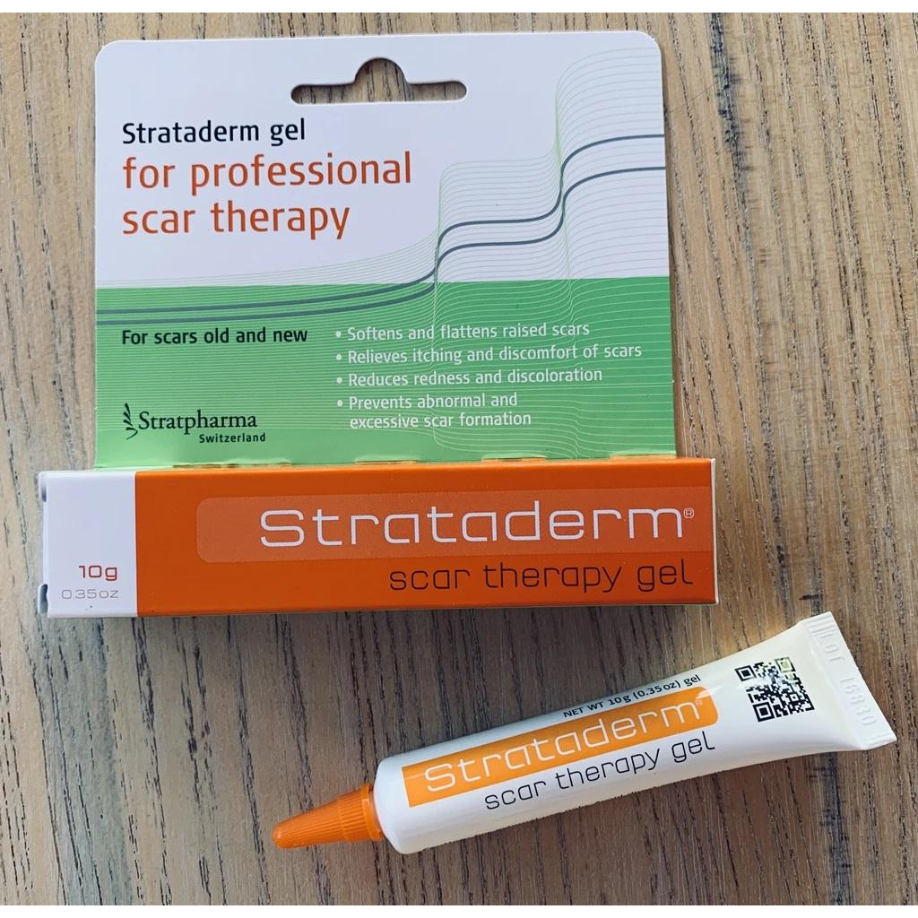 Gel Xóa Sẹo Strataderm Scar Therapy Thụy Sĩ Tuýp 10g - Mẫu mới