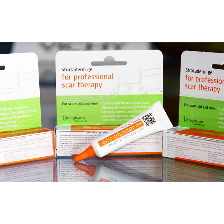 Gel Xóa Sẹo Strataderm Scar Therapy Thụy Sĩ Tuýp 10g - Mẫu mới
