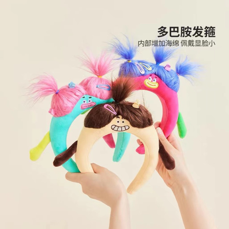 Băng đô bờm vải bông yêu quái hề hước