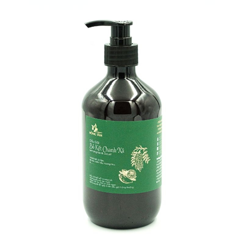 Dầu Gội Bồ Kết Sả Chanh HATA 500ml