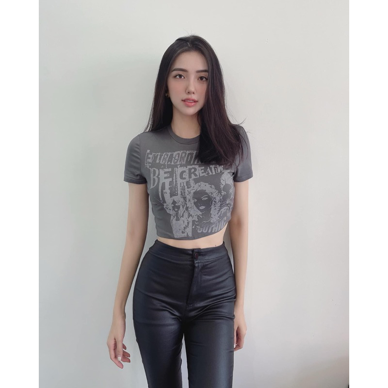 Áo phông slogan 3 màu