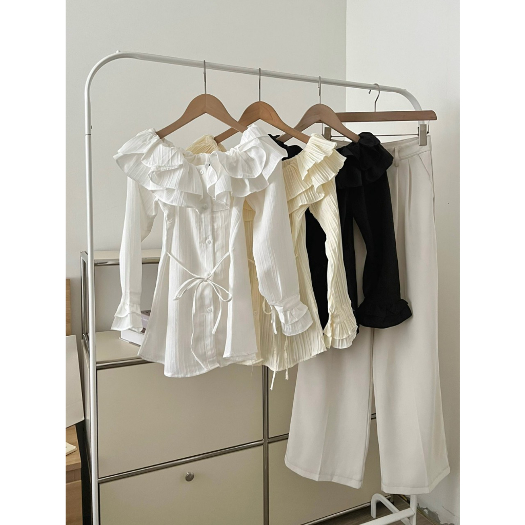 Áo trễ vai tiểu thư