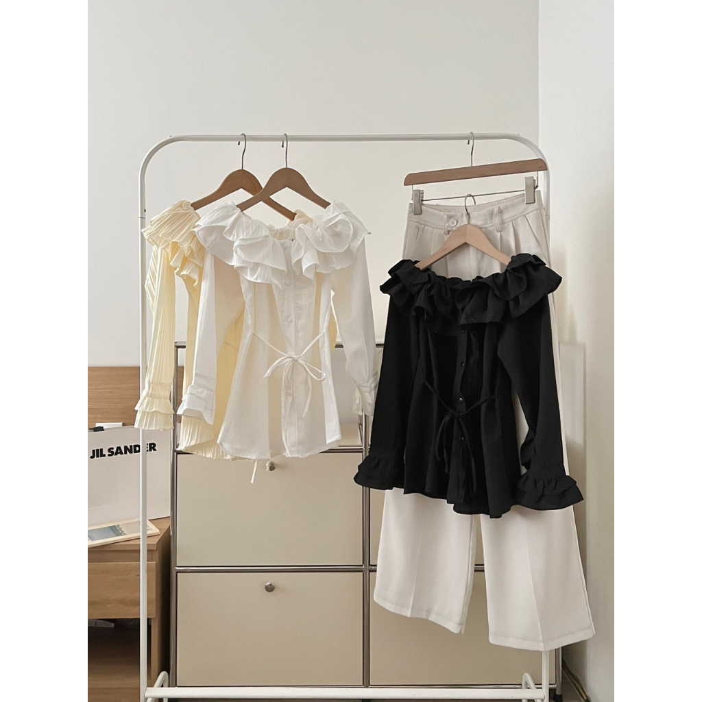 Áo trễ vai tiểu thư