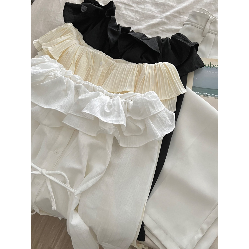 Áo trễ vai tiểu thư