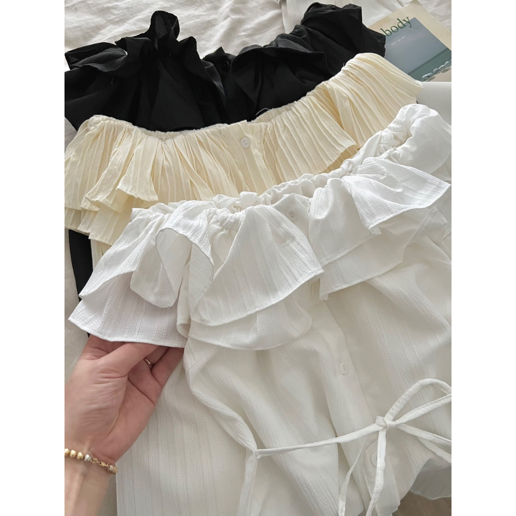 Áo trễ vai tiểu thư