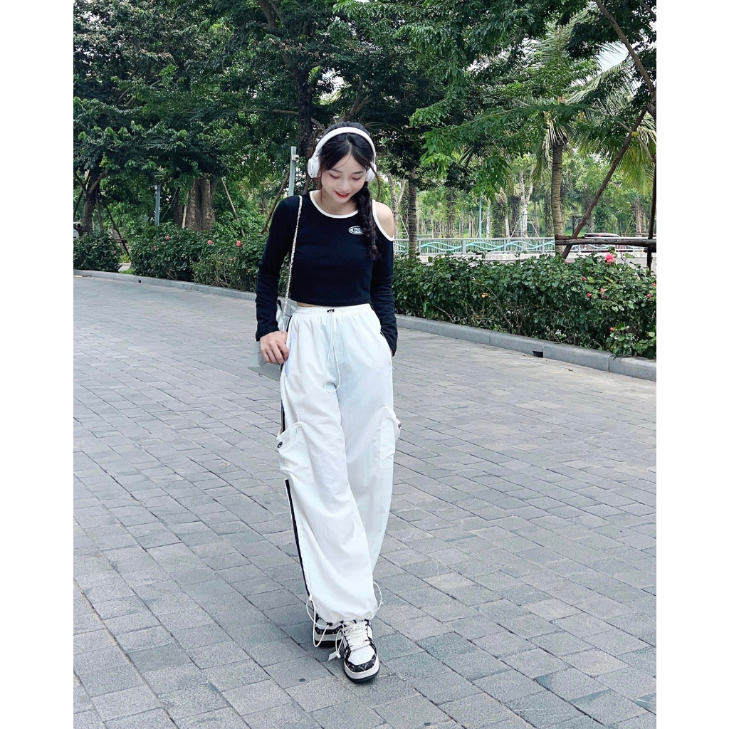 Áo khoét vai nhiều màu