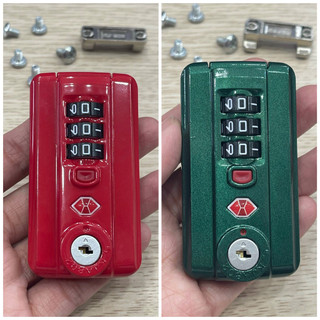 Combo 2 Khóa hộp, khóa số cho vali khung nhôm, mật khẩu 3 số đảm bảo an toàn cho vali