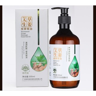 Tinh Dầu Massage body Chiết xuất từ Gừng, Ngải cứu 500ml cao cấp