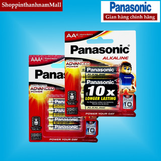 Vỉ 4 Pin AA / AAA Panasonic Alkaline Cao Cấp Siêu Bền - Hàng Chính Hãng