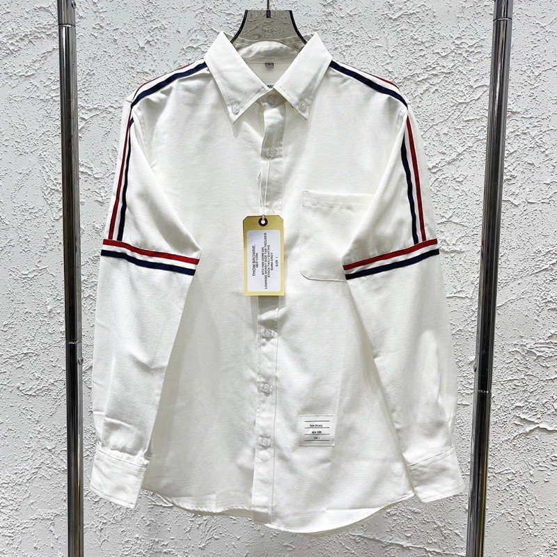 Áo sơ mi nam nữ trắng dài tay hot trend bán chạy nhất