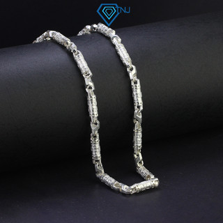 Dây chuyền nam bạc hoạ tiết thánh giá lịch lãm sang trọng, vòng cổ bạc 925 cao cấp DCK0080 - Trang Sức TNJ