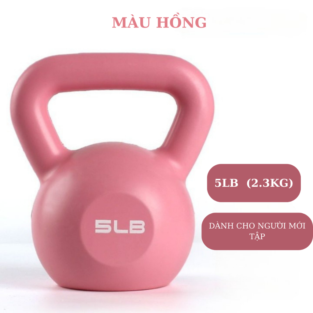 Tạ Ấm Tạ Bình Vôi Tập Mông Chân Đùi Cho Nữ Tại Nhà GEPO 5LB ( 2.3Kg )