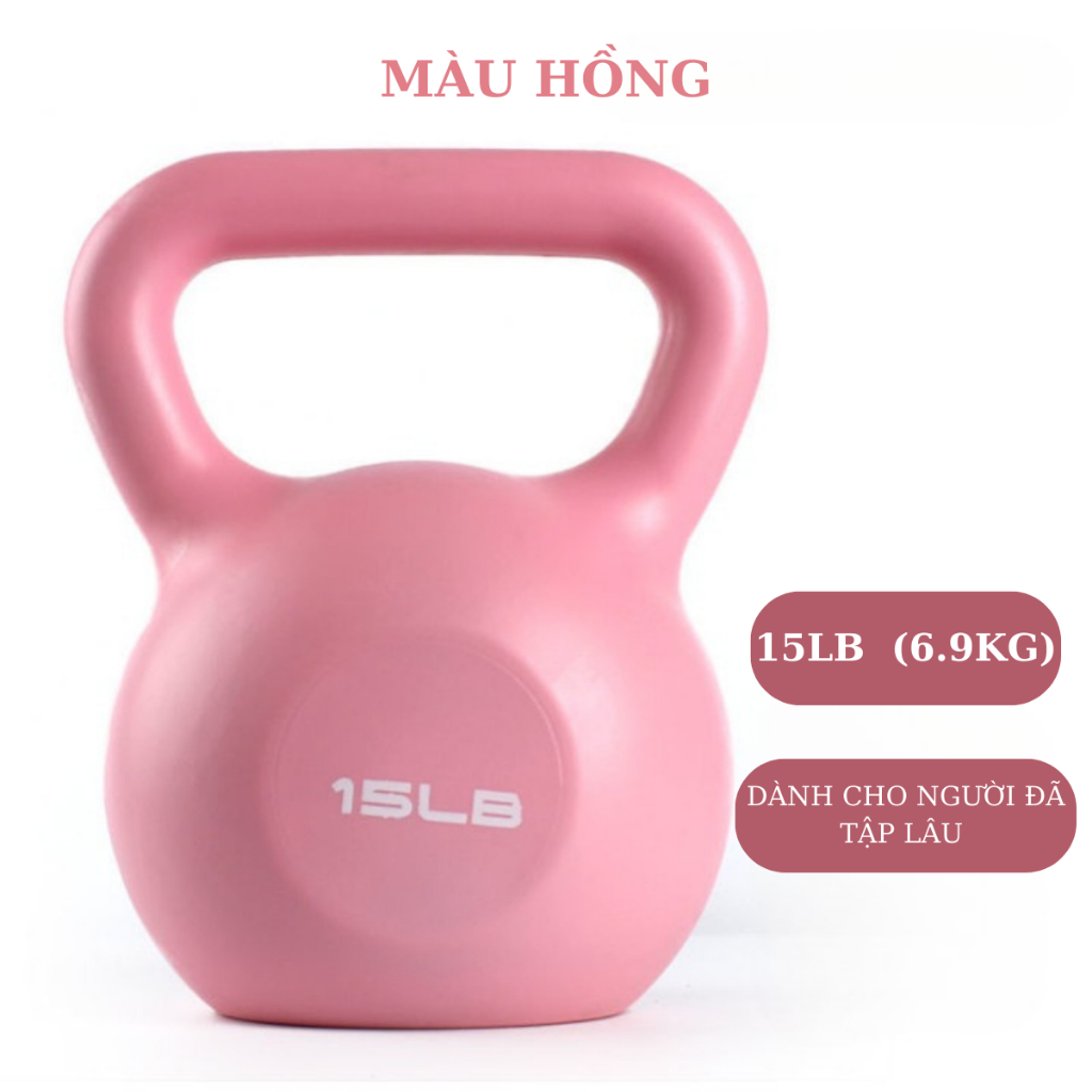 Tạ Ấm Tạ Bình Vôi Tập Mông Chân Đùi Cho Nữ Tại Nhà GEPO 10LB (4.6Kg)