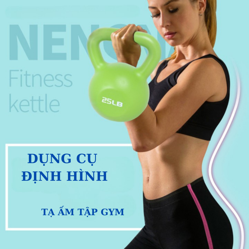 Tạ Ấm Tạ Bình Vôi Tập Mông Chân Đùi Cho Nữ Tại Nhà GEPO 15LB