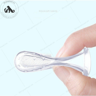 Bàn Chải Đánh Răng Silicone Cho Thú Cưng