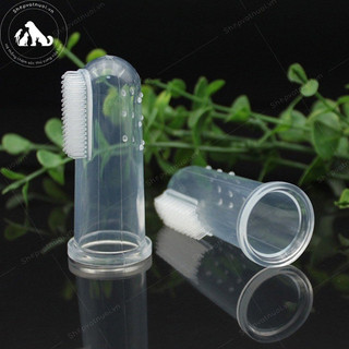 Bàn Chải Đánh Răng Silicone Cho Thú Cưng