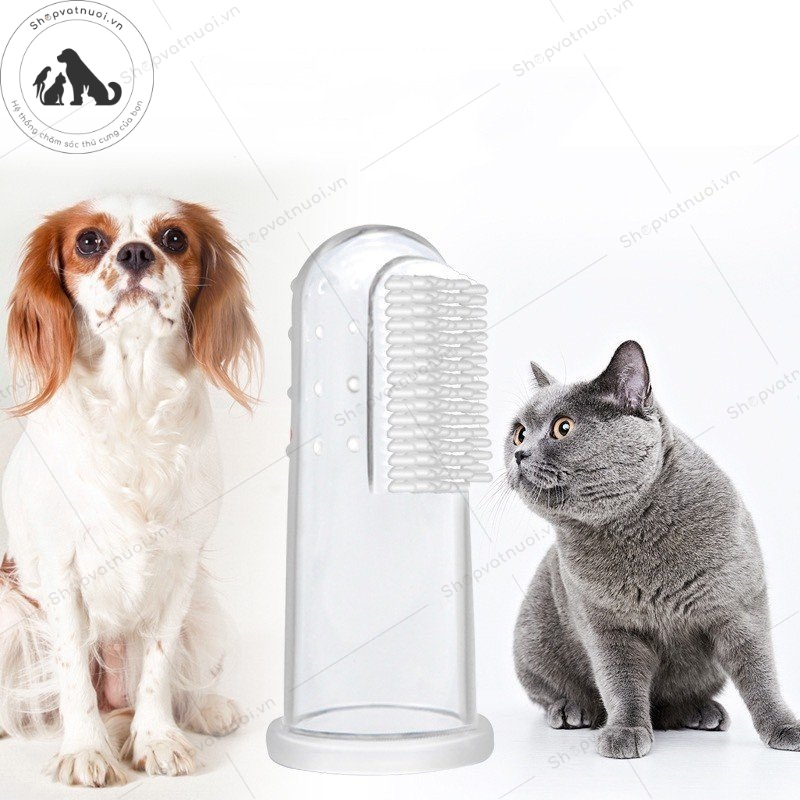 Bàn Chải Đánh Răng Silicone Cho Thú Cưng