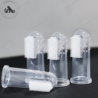 Bàn Chải Đánh Răng Silicone Cho Thú Cưng