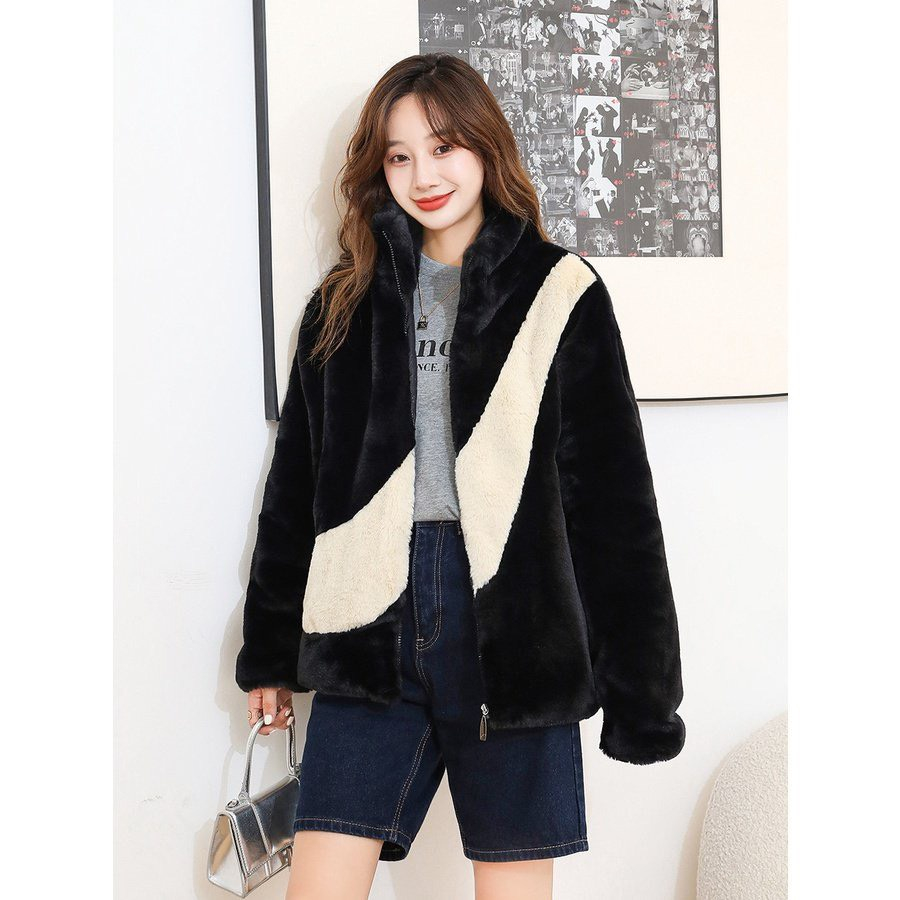 Áo khoác lông cừu cổ cao nam nữ,Áo khoác lông NIKE chính hãng bản đẹp-BX97