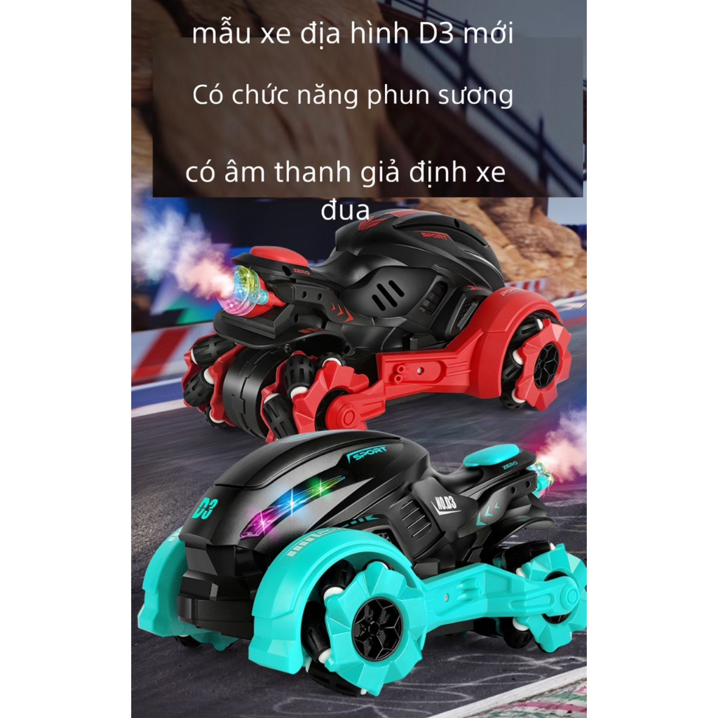 Xe Oto Mẫu mới 2023 D3 Kiểu Dáng Mô Tô Có chức Năng phun sương