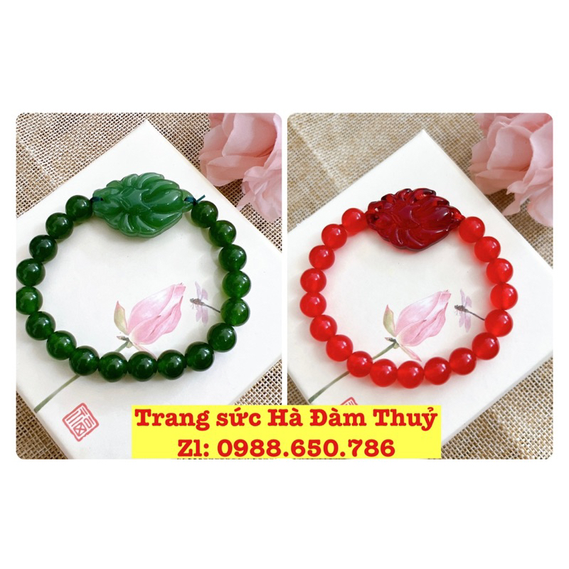 HOT  Vòng tay Hồ Ly Chúa Size 8 ly - TẶNG kèm hộp + Hạt + Dây sâu dự phòng 🥰🍀🍃