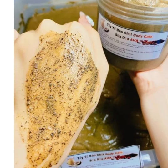 Tẩy da chết body cafe sữa dừa có hạt cà phê 250g