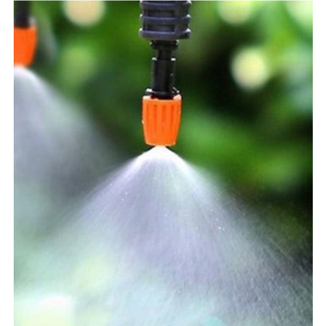 Trọn bộ béc phun sương tưới lan nối nhanh phi 8