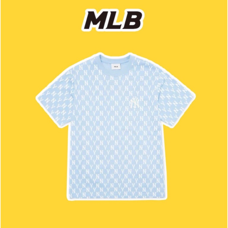Áo phông tay lỡ NY MLB cao cấp logo thêu chính hãng,áo phông nam nữ NY bản siêu đẹp-BX97