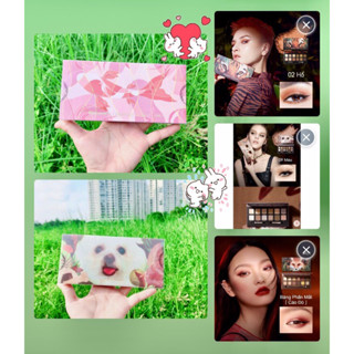 Bảng Phấn Mắt Màu Nhũ Perfect Diary 12 Màu (Mèo, Cáo đỏ, xả kho cá chép)