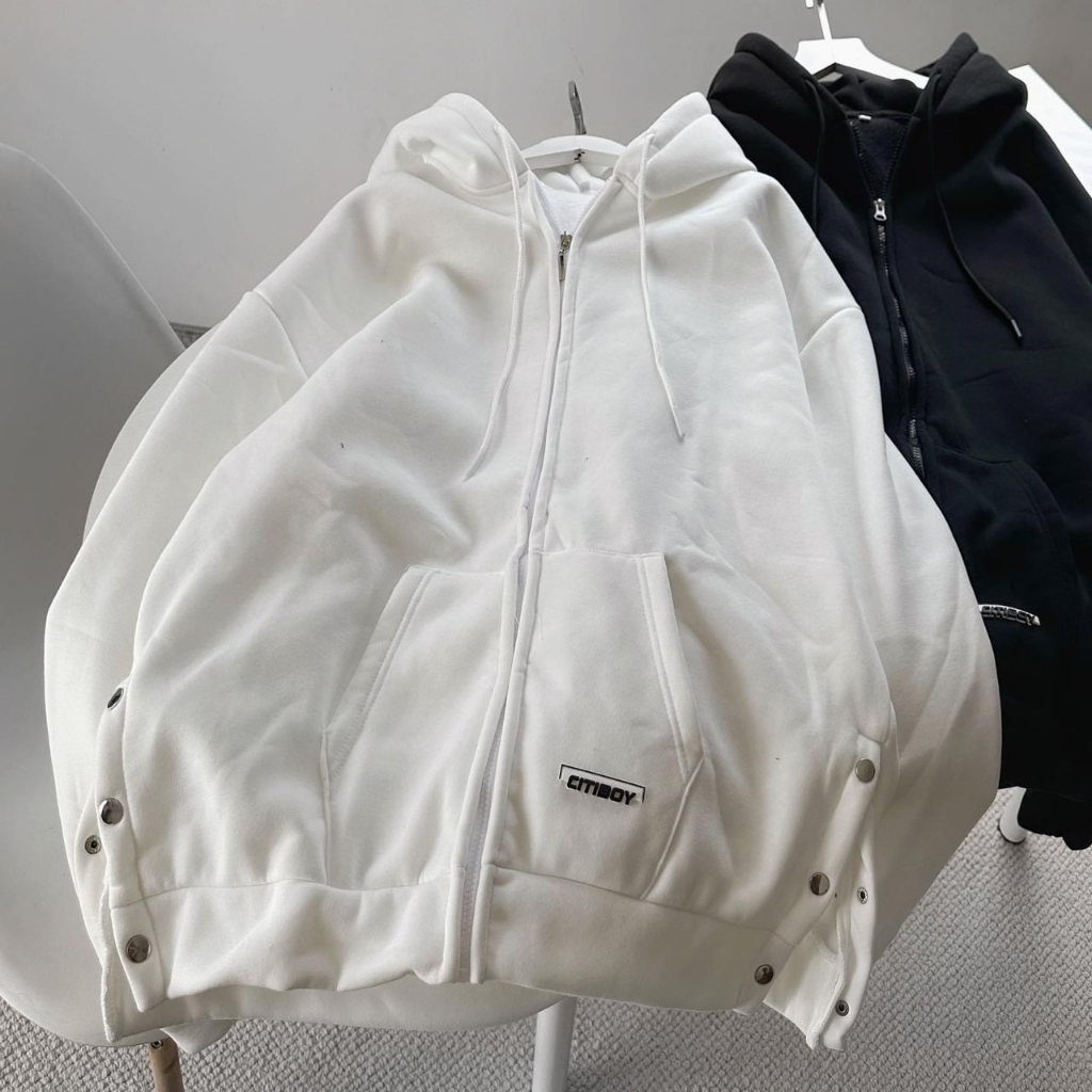 Áo Hoodie họa tiết cúc bẩm sườn hàng đẹp 1kg