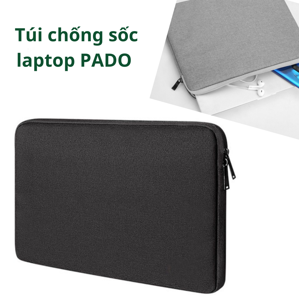 Túi chống sốc, túi laptop 13 inch 14 inch 15 inch thương hiệu PADO 547