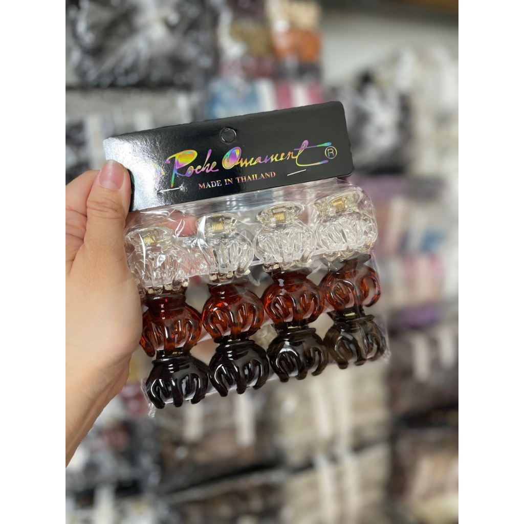 Combo 12 Kẹp tóc càng cua 6 răng thái lan