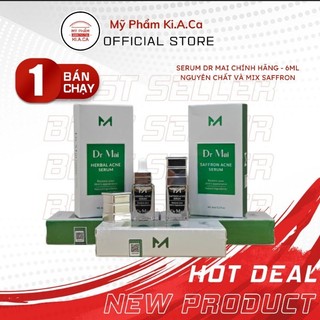 Dr mai Combo Nguyên Chất và Mix Saffron, Serum sạch mụn Dr Mai 5ml, lựa chọn hoàn hảo cho làn da mụn