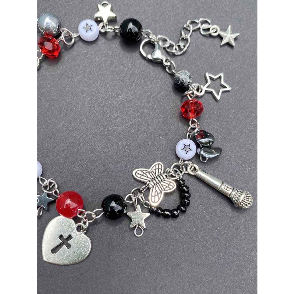 JOMÉ NANA_INSPIRED BRACELET_Vòng tay handmade bằng thép không gỉ phong cách grunge, y2k