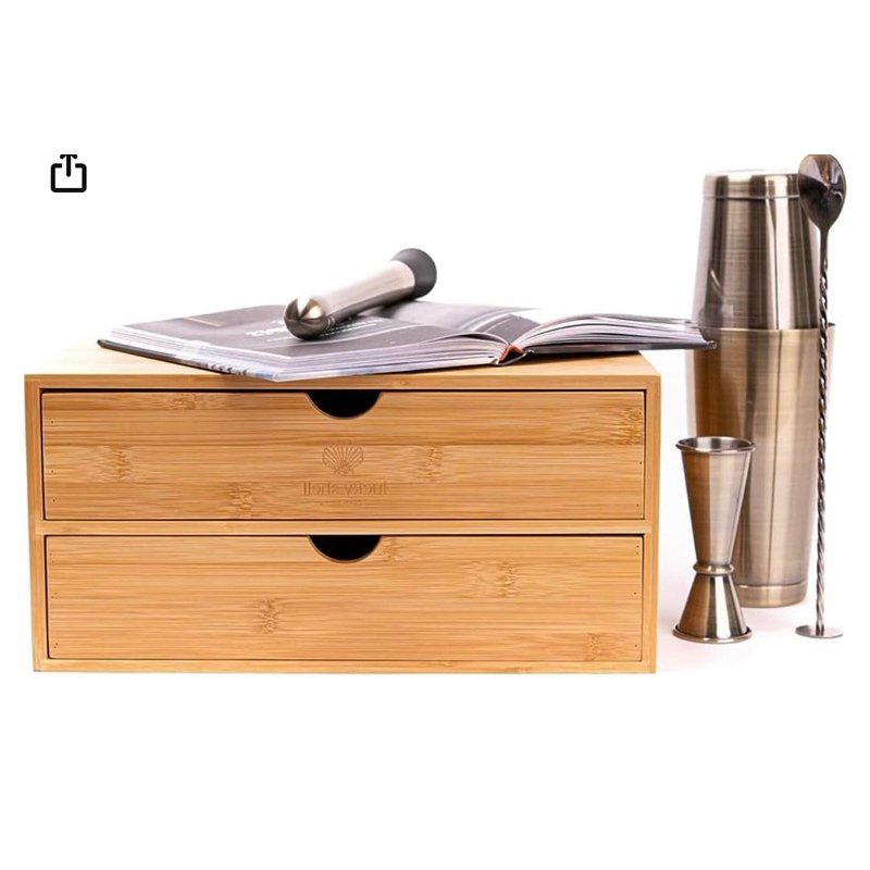 Hộp gỗ tre đa năng có ngăn kéo