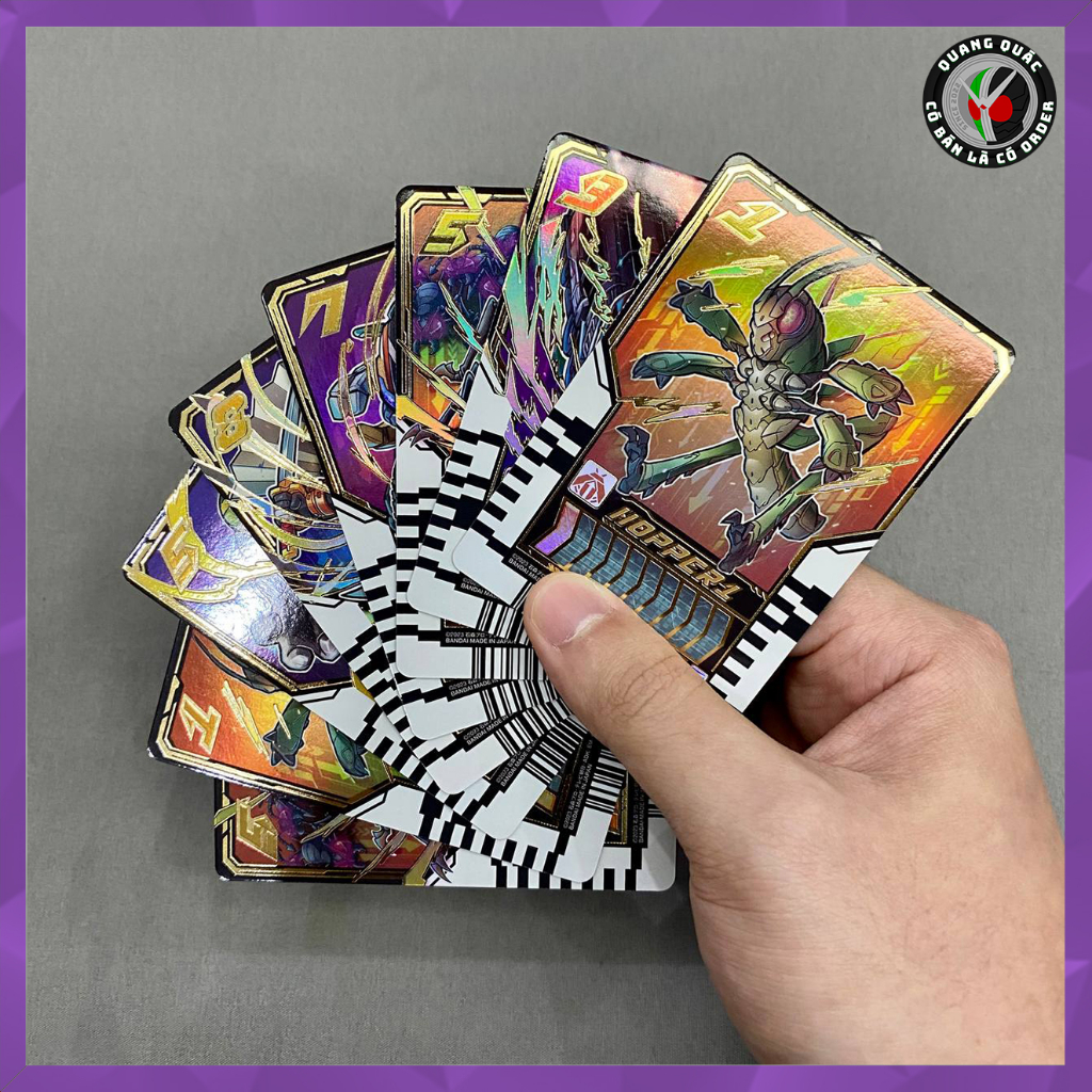 Update Liên Tục - Lẻ Thẻ bài Kamen Rider Gotchard Ride Chemy Trading Card Phase 01