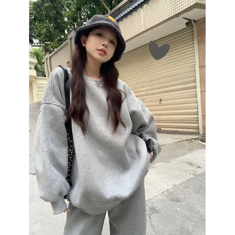 Set nỉ ulzzang dày dặn cho mùa Đông