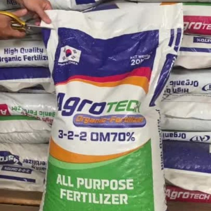 5kg Phân hữu cơ đạm cá vi sinh viên nở - Organic OM 70 3-2-2 Hàn Quốc