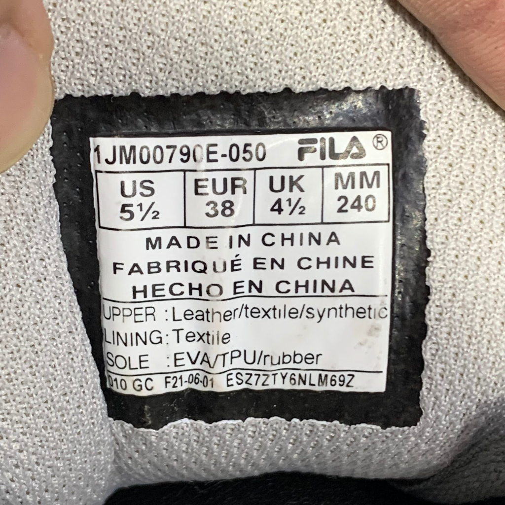 Giày 2hand FILA Interation Trainers 8472