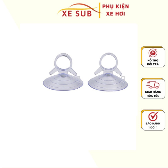 Móc Cao Su Có Giác Hút Gắn Tấm Che Nắng Cho Xe Hơi ô tô núm vú nhựa hít kính trong suốt .