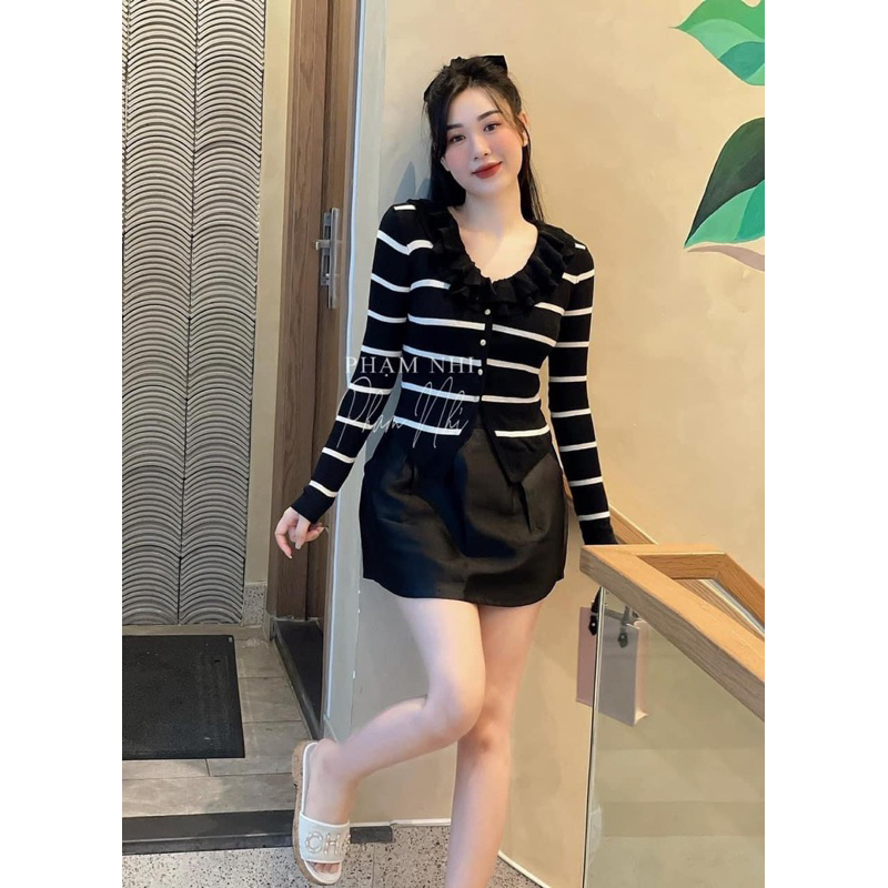 ÁO LEN PHỐI CỔ BÈO 4M