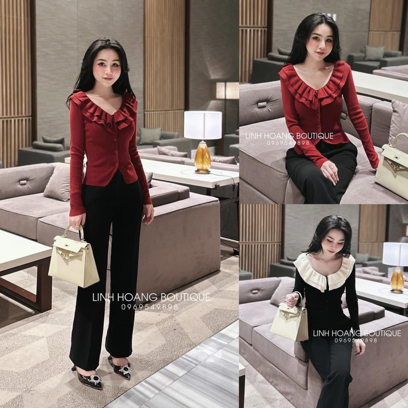 ÁO LEN PHỐI CỔ BÈO 4M