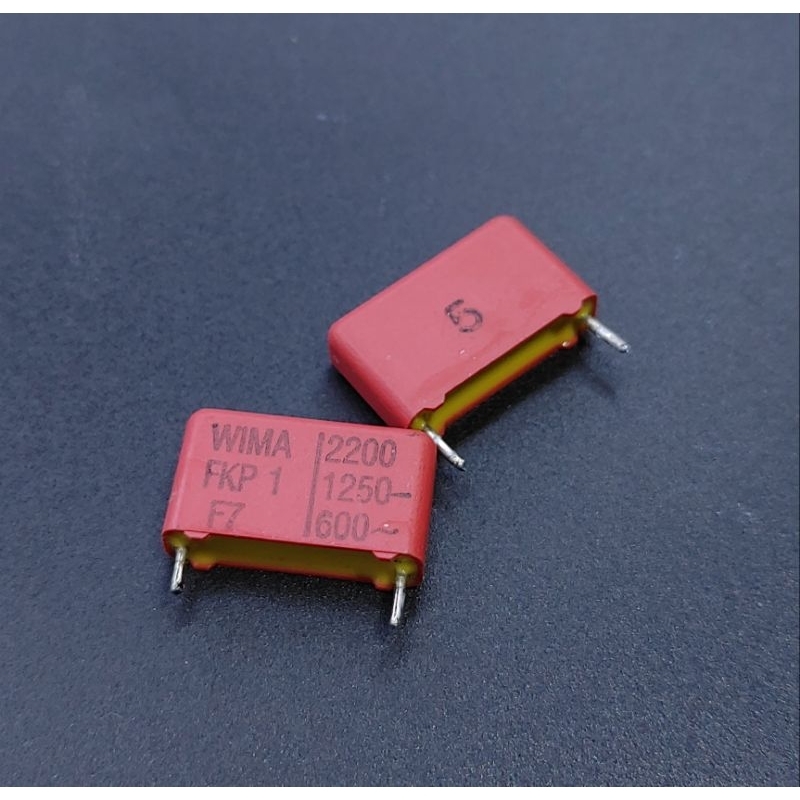 Tụ điện Wima 2200pF, 222 1250V FKP1 tháo máy